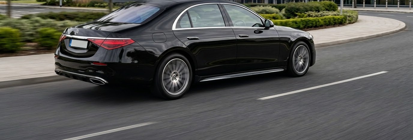 Divine Taxi Services premium vehicle on the road